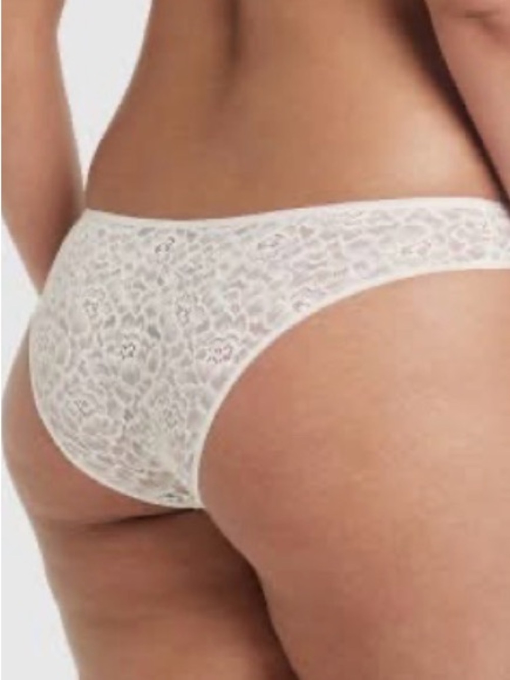 Medium Auden White rose lace cheeky underwear